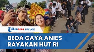 Beda Gaya Anies Baswedan Rayakan HUT Ke-78 RI: Ikuti Lomba Tarik Tambang & Gebuk Bantal Bareng Warga