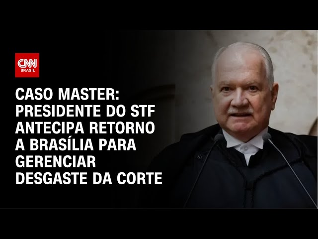Fachin antecipa volta a Brasília para gerenciar desgaste do STF no caso Master | HORA H