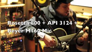 Video thumbnail for Apogee DUET 2 Vs Apogee Rosetta 800 + API 3124 with Beyer M160 Ribbon Mic by Felipe “Fapo” Apolonio