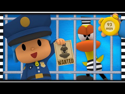 👮POCOYO AND NINA - Wanted By Police [93 min] |ANIMATED CARTOON for Children |FULL episodes
