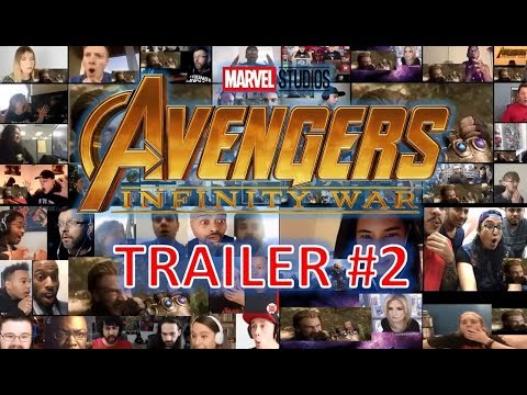 Avengers Infinity War Multi-Reaction Mashup New Trailer 2