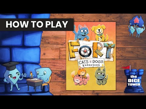 Fort: Cats and Dogs Board Game Expansion - How to Play. With Stella & Tarrant