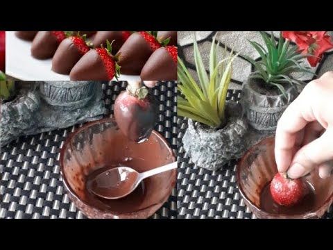chocolate strawberry 🍫🍓🍓 | Kitchen with Misbah |Ramadan dessert no.1.