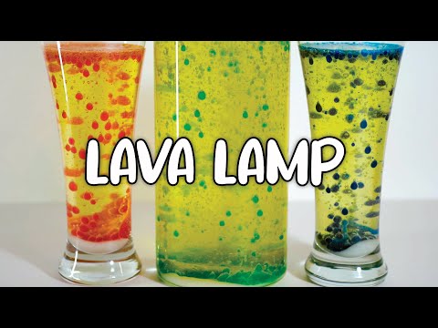 How to Make a Lava Lamp at Home with Baking Soda | Easy DIY Science Experiment