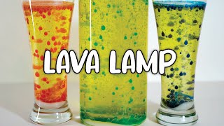 How to Make a Lava Lamp at Home with Baking Soda | Easy DIY Science Experiment