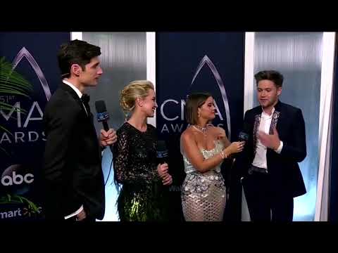 Niall Horan and Maren Morris Interviewed for CMA Awards 8-10-17