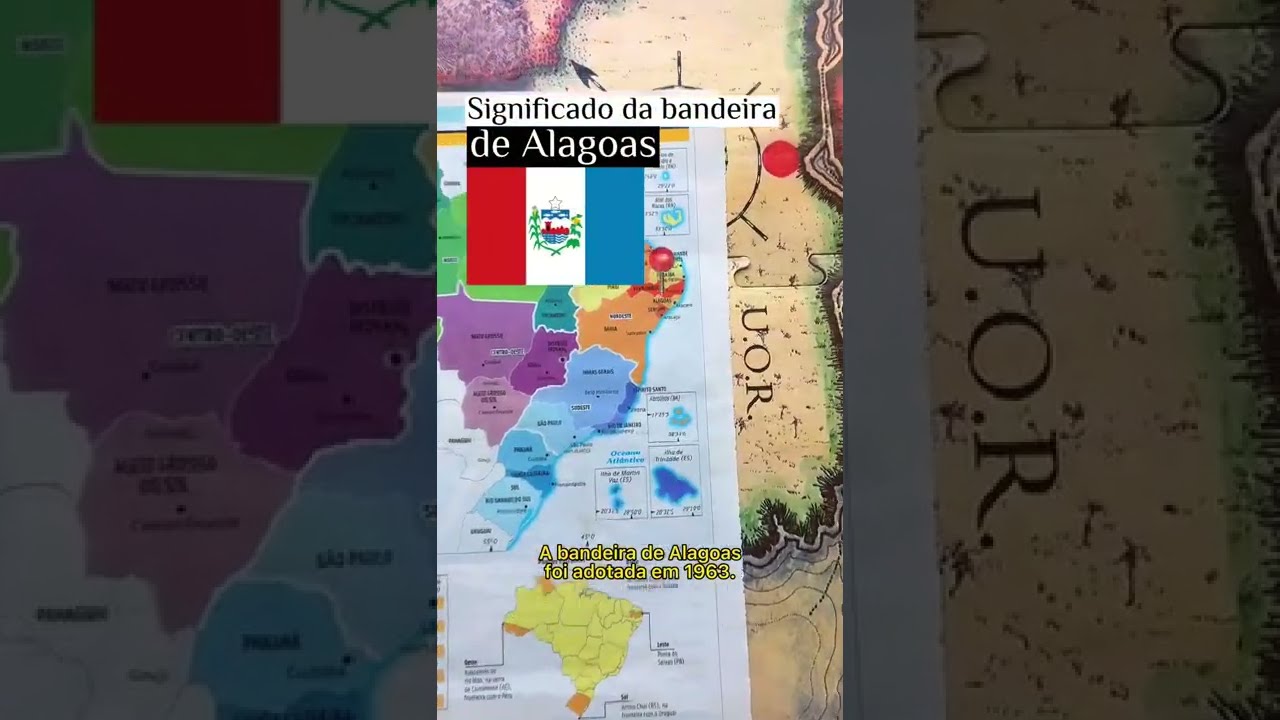 Significado da bandeira de Alagoas #geografia #historia #bandeira #alagoas