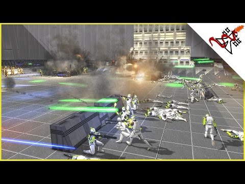 MASSIVE WOOKIES vs STORMTROOPERS - Star Wars: Galaxy at War MOD