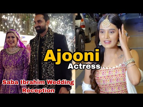 Shoaib Ibrahim Co-Actor Ayushi Khurana Best Wishes To Saba Ibrahim & Khalid Niaz | Wedding Reception