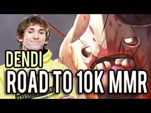 Na`Vi Dendi Pudge ROAD TO 10000 MMR Dota 2