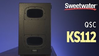 Video thumbnail for QSC KS112 Powered 12" Subwoofer Review by Sweetwater