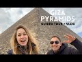 GIZA PYRAMIDS Of EGYPT GUIDED TOUR And VLOG