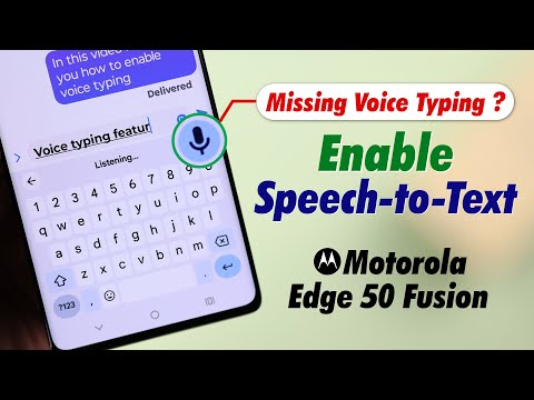 How to Turn ON Voice Typing on Motorola Phone! [Use Voice to Text]
