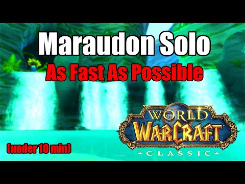 WoW Classic - Maraudon Solo as Fast as Possible (Fresh 60 Warlock)