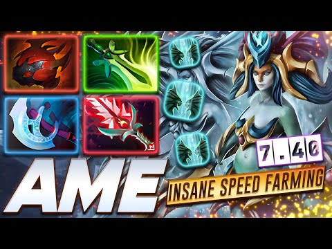 Ame Naga Siren Insane Speed Farming - Dota 2 Pro Gameplay [Watch & Learn]