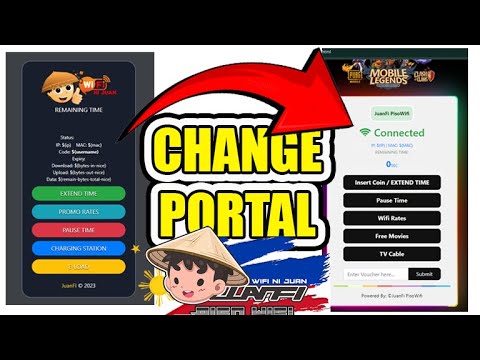 HOW TO CHANGE YOUR PORTAL #JUANFI #PORTAL #MIKROTIK #WINBOX