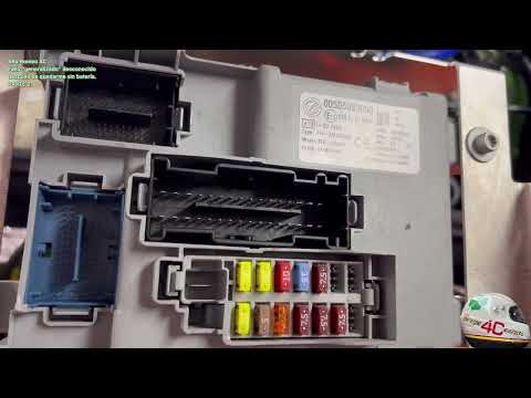 Alfa Romeo 4C. V2 Troubleshooting after running out of battery. I suspect the BCM module .