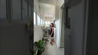 Inside a $85K 3-room HDB flat reno with a cosy plant nook #sghome #hdb #hometour