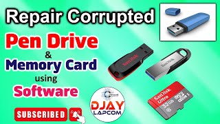 Repair Corrupted Pen Drive & Memory Card using Software II How to Fix Corrupted Pen Drive Memorycard