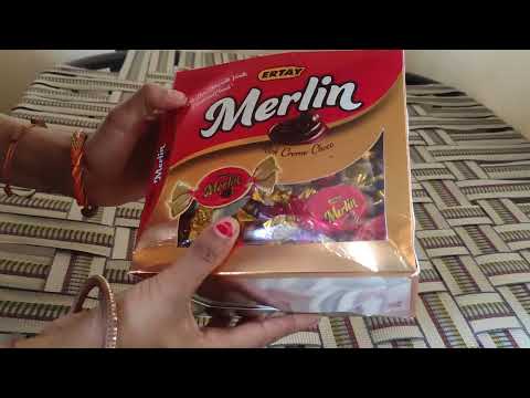 Merlin Chocolate Review 😋 आज अमृता बहुत खुश है चॉकलेट🍫 खाकर | Unboxing Merlin Choco #chocolate