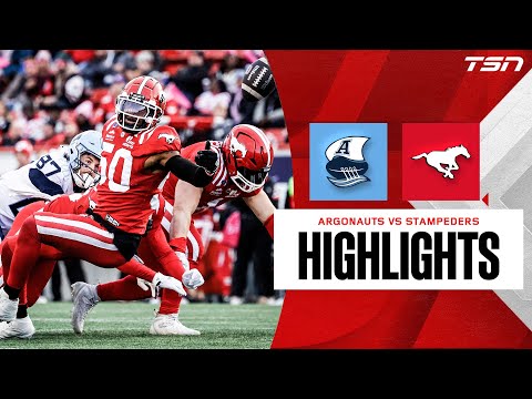 CFL WEEK 20: Toronto Argonauts vs. Calgary Stampeders | FULL HIGHLIGHTS