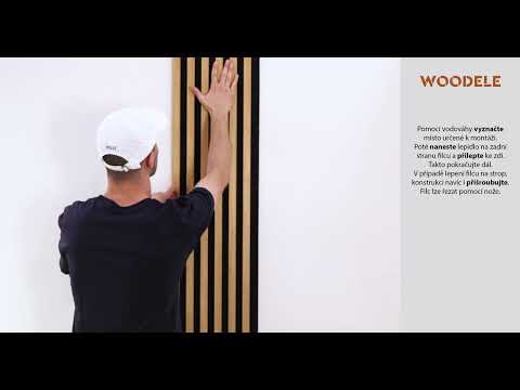 Jak namontovat lamely na filcu Simple