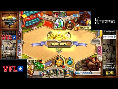 [Hearthstone] VFL Weekly #3 QUICKSHOT: Semi-Finals 1, Game 5 - Midrange Hunter vs. Beast Druid