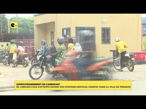 Approvisionnement en carburant : de longues files d'attente devant des stations-service, constat dans la ville de Parakou