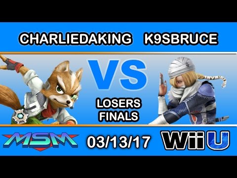 MSM 89 - LH | Charliedaking (Fox) Vs. LH | K9sbruce (Sheik) Losers Finals - Smash Wii U