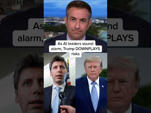 As AI leaders sound alarm, Trump DOWNPLAYS risks