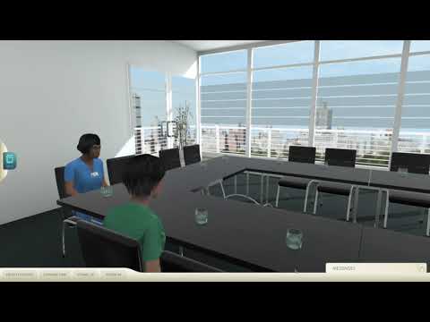 Debriefing in a virtual hospital