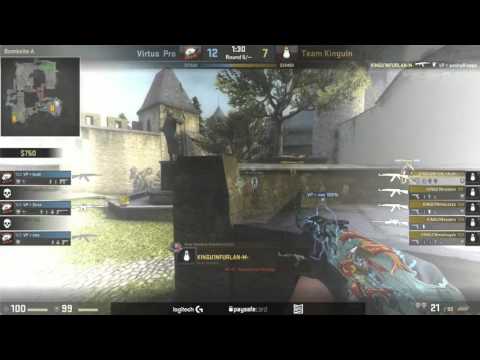 CS:GO - Furlan 4 kills 4 headshots - Team Kinguin vs Virtus.Pro