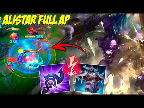 ALISTAR TOP FULL AP É MUITO BROKEN - LEAGUE OF LEGENDS