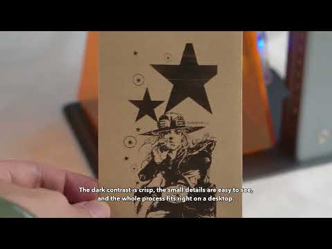 AntBelt G1 kraft card engraving video thumbnail
