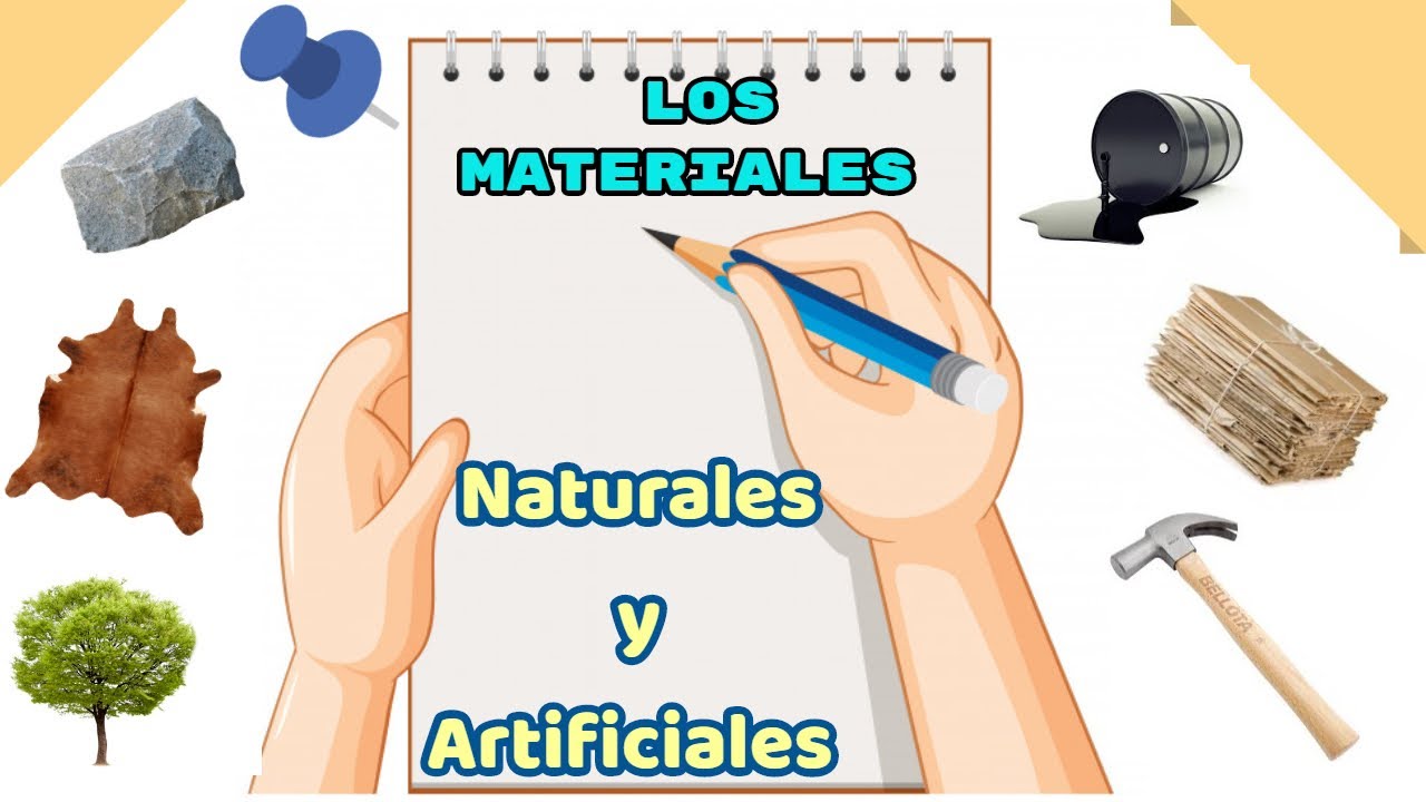 MATERIALES NATURALES Y ARTIFICIALES (PARA NIÑOS)/video educativo para niños