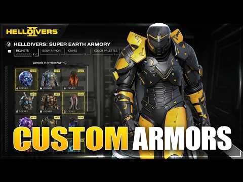Helldivers 2 New Update Reveals Armor & Helmet Customization
