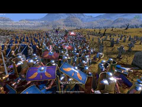 350 Golden Knights vs 30,000 Romans Ultimate Epic Battle Simulator