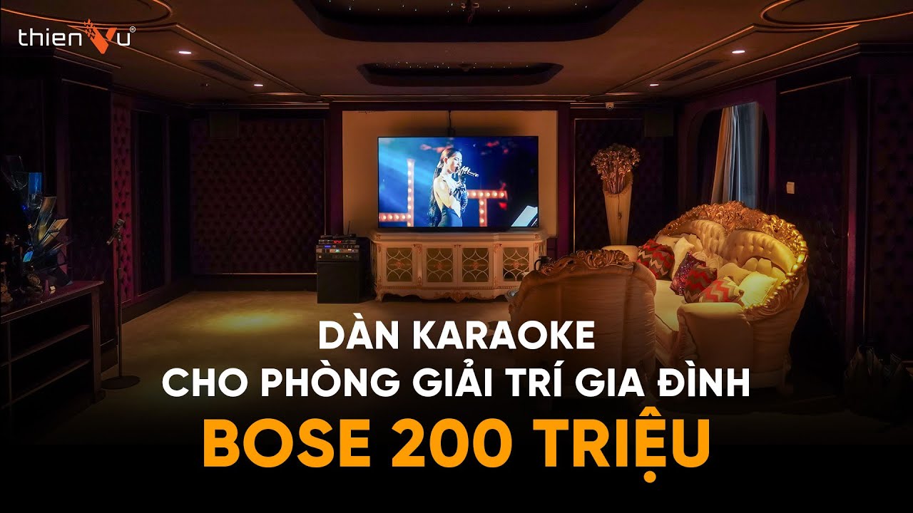 video Dàn Thiết Bị Karaoke Cao Cấp Bose AMM108 TVA202026 0