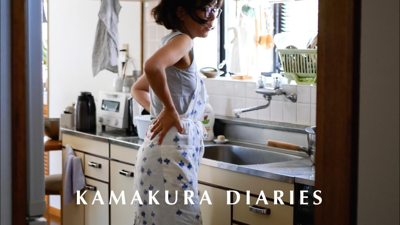 【鎌倉の暮らし】旬野菜たっぷりで作る夏の食卓｜朝の人参スムージー｜近況報告と旅の話