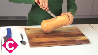 A simple and safe way to cut butternut squash