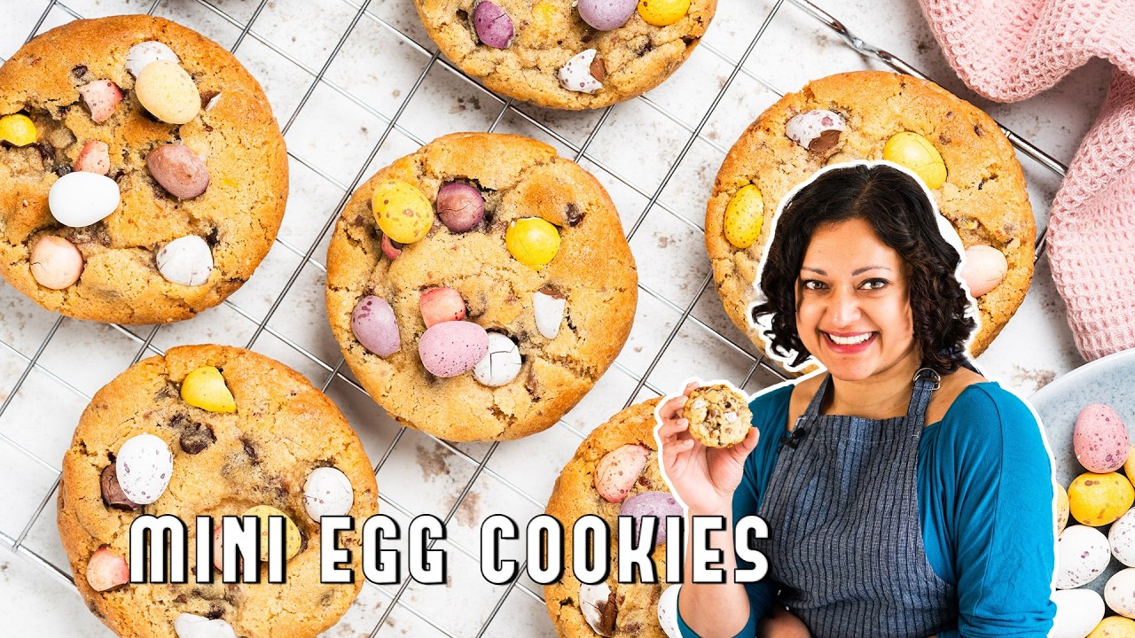 Super Easy Cadburys Mini Egg NYC Cookies Recipe
