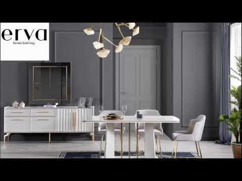 Gold Modernes Esszimmer - Erva Home