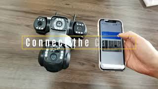 VTS28 Three Lens Smart Solar Outdoor Seucrity Camera User Guide