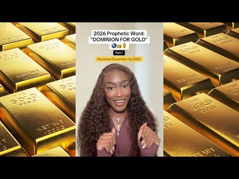 2026 PROPHECY “DOMINION FOR GOLD” 👑⚱️✨ | New Year Prophetic Word