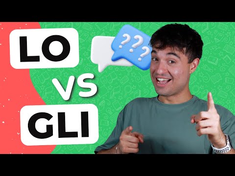 GLI vs LO: STOP using them wrong in Italian | Pronomi in Italiano