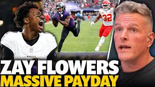 Zay Flowers Signs Over $140M Extension, Among Highest Paid WRs Of All Time