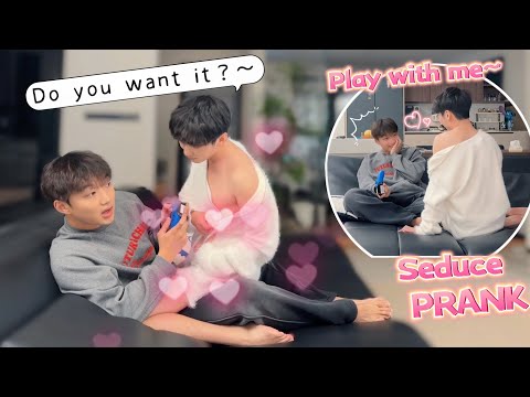 Will This Make My Boyfriend Put Down His Game Console? 😳🔥Seducing Boyfriend Prank🥰*Cute Gay Couple*