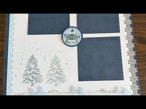 Steph’s Sassy Scrapper uses the new Winter Bliss paper and inks