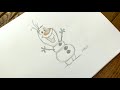 How to Draw Olaf from Frozen l #DrawWithDisneyAnimation