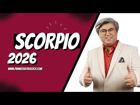 ♏ For Scorpio Ascendant: Annual Transit 2026 | Analysis by Punneit